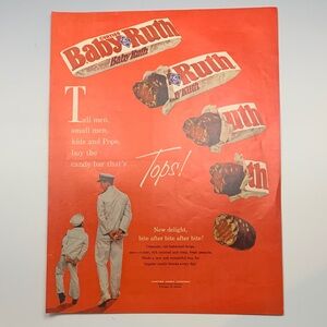 Vintage Life Magazine February 17, 1961 Candy Bar advertisement